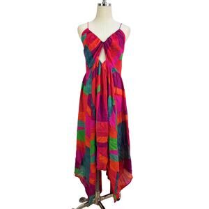 Anthropologie Alani Maxi Cover-Up Red Dress